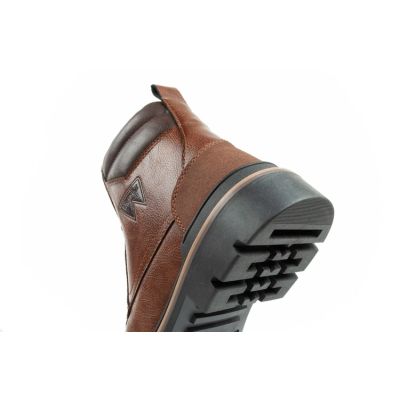 7. Wrangler Nevada buty męskie sztyblety trzewiki eleganckie modne sznurowane brązowe