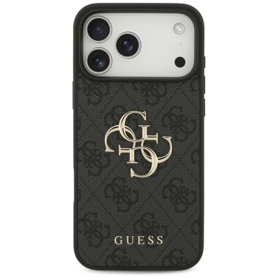 3. Etui Guess 4G Big Logo do iPhone 17 Pro  Max - czarne