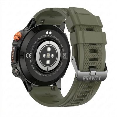 8. Smartwatch Gravity Czarny 2 Paski GT20-7
