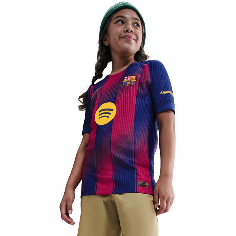 3. Koszulka dla dzieci Nike FC Barcelona 2025/26 Match Home granatowo-bordowa HJ5216 456