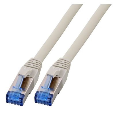 Patchcord SFTP 20m Cat6a Superflex szary na kablu Cat7