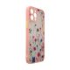 3. Design Case etui do iPhone 12 Pro Max pokrowiec w kwiaty różowy
