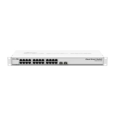 8. Switch Mikrotik CSS326-24G-2S+RM 26p  Managed Gigabit/10G