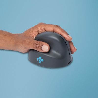 R-Go Tools Mysz pionowa R-Go HE Basic, mysz ergonomiczna, rozmiar medium (długość dłoni 165-185 mm), dla leworęcznych, Bluetooth