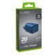 2. Ładowarka sieciowa SBS TETRGAN1C20B 20W GaN z Power Delivery - niebieska