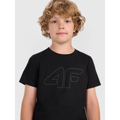 T-shirt z nadrukiem chłopięcy 4F 4FJWMM00TTSHM2331-20S