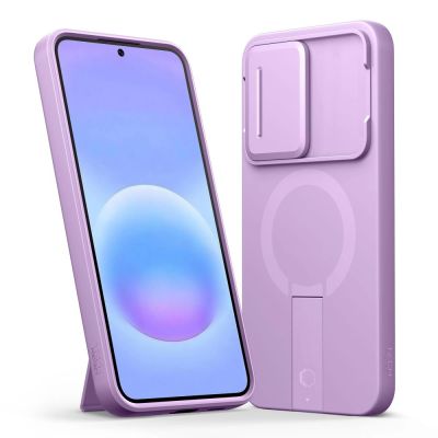 2. Etui Tech-Protect Kevlar Aura MagSafe na Samsung Galaxy A57 - fioletowe