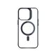5. Etui 3mk Satin Armor MagCase z MagSafe na iPhone 15 Pro Max - przezroczyste z czarną ramką