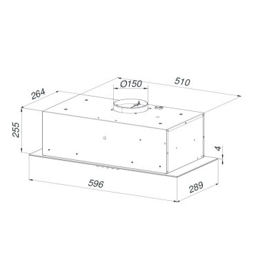 3. Okap podszafkowy do zabudowy MAAN Ares M 60 czarny