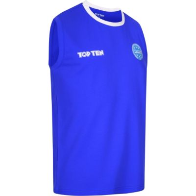 6. Koszulka bez rękawów do kick lightu TOP TEN "BASIC" (WAKO APPROVED)