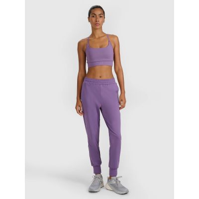 3. Spodnie treningowe szybkoschnące damskie 4F 4FWAW25TFTRF0934-53S