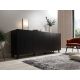 4. Komoda ETNA 200x42x82 czarny mat