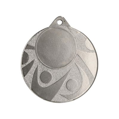 Medal srebrny ogólny z miejscem na emblemat 25 mm - medal stalowy