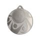 Medal srebrny ogólny z miejscem na emblemat 25 mm - medal stalowy