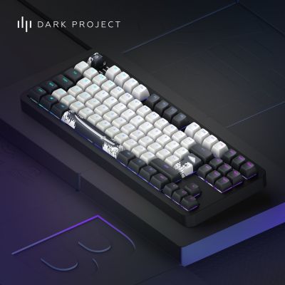 16. Dark Project DPKB_BUSHIDO_87_ISO klawiatura Gaming USB QWERTZ Duński, Angielski, Fiński, Niemiecki, Skandynawia, Norweski, Hiszpański, Szwecki, British English, UK międzynarodowy Czarny