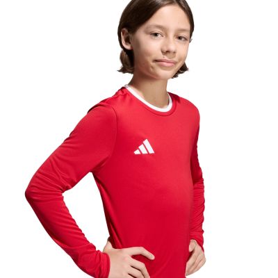 5. Koszulka dla dzieci adidas Entrada 26 Long Sleeve Jersey czerwona KF5878