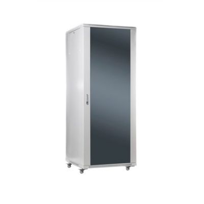 Szafa wolnostojąca 19" | 22U-60/60NAC | Szary | Maksymalne obciążenie 800kg; zdejmowane i zamykane panele boczne; drzwi szklane; Niezmontowany | Głębokość: 60 cm