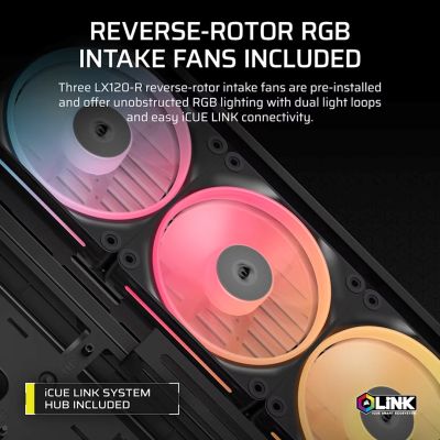 5. Obudowa Corsair FRAME 4500X LX-R RGB Tempered Glass Mid-Tower, Black