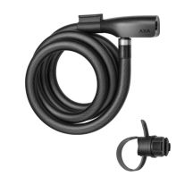 Zapięcie AXA linka RESOLUTE 1,5x180 czarne klucz