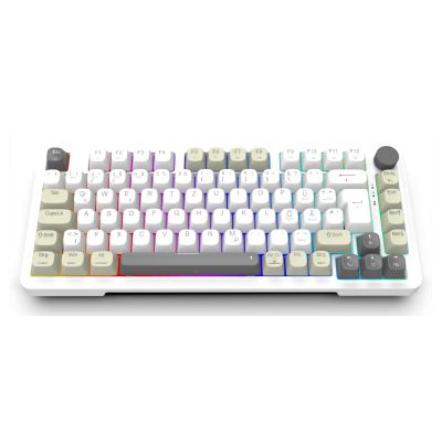4. Inca IKG-455 klawiatura Gaming USB + RF Wireless + Bluetooth QWERTY Niemiecki Biały