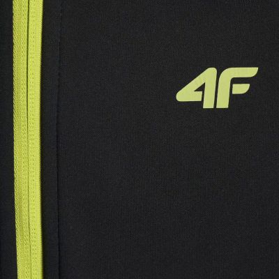 6. Kurtka dla chłopca 4F softshell M598 głęboka czerń 4FJWAW26TSOFM598 20S