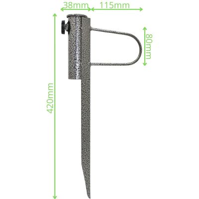 11. BAZA MOCOWANIE DO PARASOLA PLAŻOWEGO METALOWA