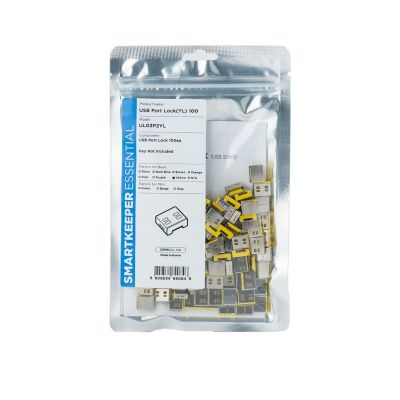 Smartkeeper UL03P2YL bloker portów Blokada portu USB Typu-A Żółty 1 szt.