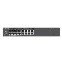 Ruijie Networks RG-ES116G-L przełącznik sieciowy Nie zarządzany L2 Gigabit Ethernet (10/100/1000) Czarny