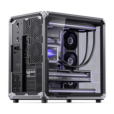 53. Jonsbo X400 Pro PC-Gehäuse, Midi-Tower, ATX, Tempered Glass - grau