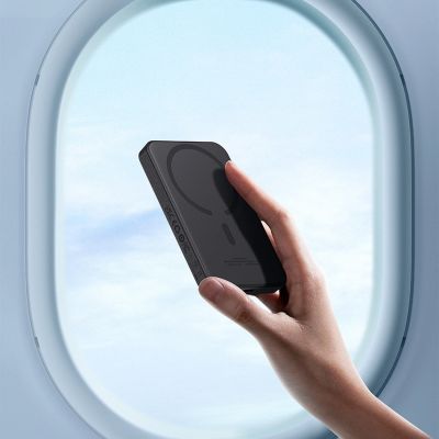 14. Mini powerbank Baseus 5000mAh 20W + kabel USB-C (20V/3A) - czarny