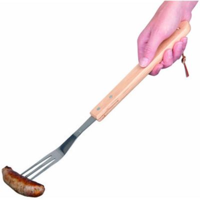 14. WIDELEC DO GRILLA 46CM Z DREWNIANĄ RĄCZKĄ