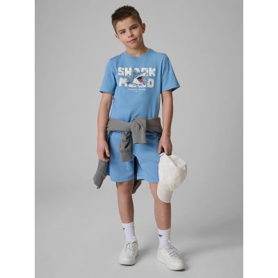 4. T-shirt bawełniany chłopięcy 4F 4FJRSS26TTSHM3902-33S