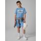 4. T-shirt bawełniany chłopięcy 4F 4FJRSS26TTSHM3902-33S