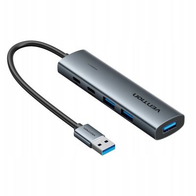 2. Hub 5w1 USB-A 3.0 Vention 0.15 m
