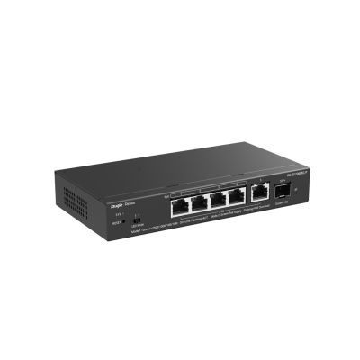 2. Ruijie Networks RG-ES206MG-P przełącznik sieciowy Zarządzany L2 2.5G Ethernet (100/1000/2500) Obsługa PoE Montaż na biurku/ścianie Czarny