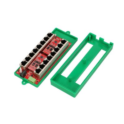 9. Extralink Gigabit PoE Injector 8 Portowy Aktywny, 8 portów Gigabit 802.3at/af, Mode A