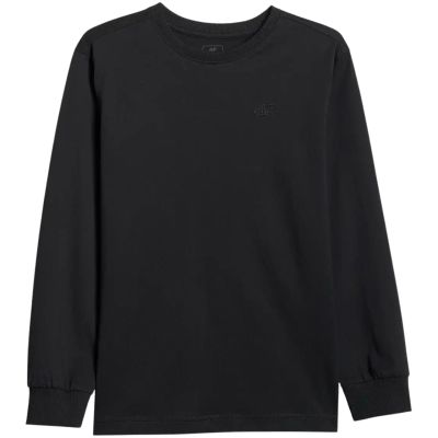 2. Koszulka dla chłopca longsleeve 4F M459 głęboka czerń 4FJWMM00TLONM459 20S