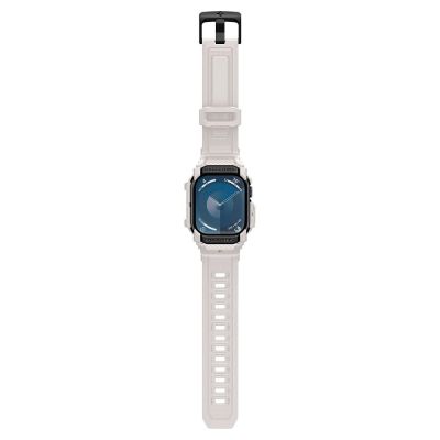 9. Pasek Spigen Rugged Armor ”Pro” na Apple Watch 10 (46 MM) - beżowy
