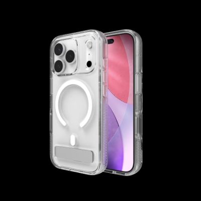 Etui ZAGG Crystal Palace Snap KS MagSafe na iPhone 17 Pro - przezroczyste