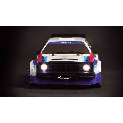4. Samochód Amewi RC Drift Rallye LR16 4WD 1:16 RTR biały/niebieski/czerwony /14+