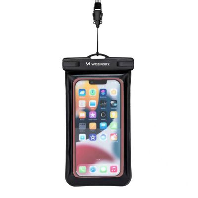 2. Etui Wozinsky WWE-01 wodoodporne z opaską do telefonu armband PVC - czarne