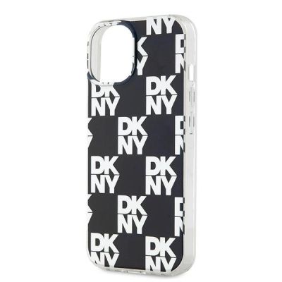 6. Etui DKNY IML Checkered Mono Pattern na iPhone 15 / 14 / 13 - czarne