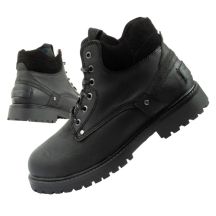 Wrangler Yuma buty męskie sztyblety trzewiki eleganckie skórzane czarne