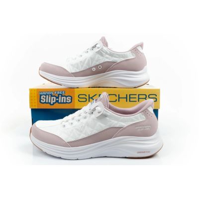 10. Skechers buty damskie sportowe Contour Foam białe SLIP-INS wygodne