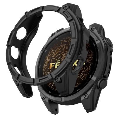 Etui Tech-Protect Defense Air na Garmin Fenix 9 (51 mm) - czarne