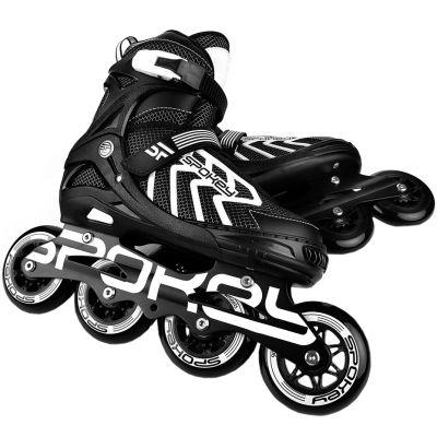 10. Łyżworolki Spokey Khan Bk/Wh Jr 927032-927033