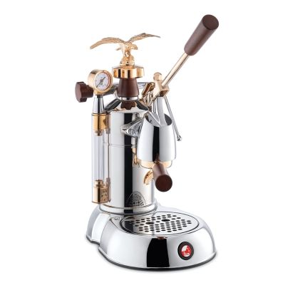 Dźwignia ręczna ekspresu do kawy La Pavoni Expo 2015 chrom złoty