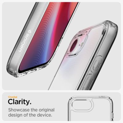11. Etui Spigen Ultra Hybrid na iPhone 16e / 17e - przezroczyste