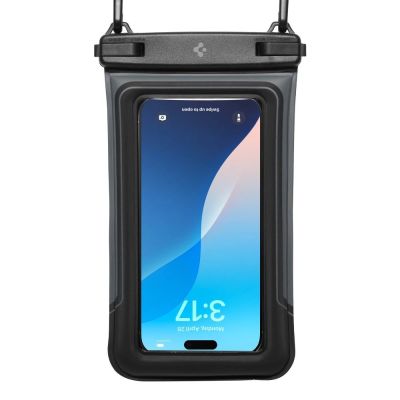 4. Etui Spigen A611P 2-pack wodoodporne - czarny mat