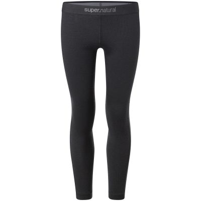 Legginsy dziecięce SUPER.NATURAL K ARCTIC230 TIGHT czarne